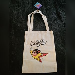 Mighty Mouse Television City CBS Canvas Purse